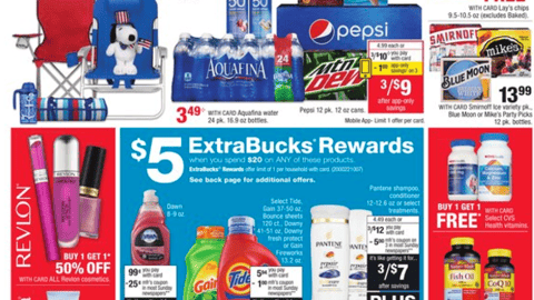 CVS P&G '$5 ExtraBucks Rewards' Features